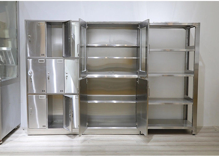 Stainless Steel 304 ODM Laboratory Storage Cabinet Customized 4 Layers