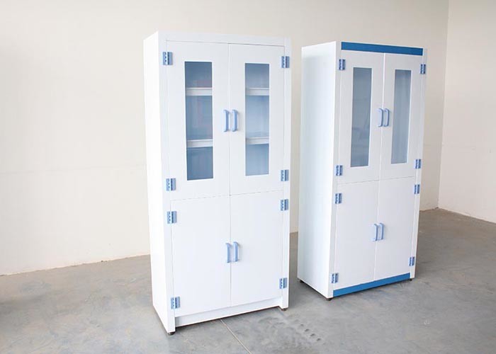 PP board width 450mm Laboratory Storage Cabinet Acid Alkali Resistance