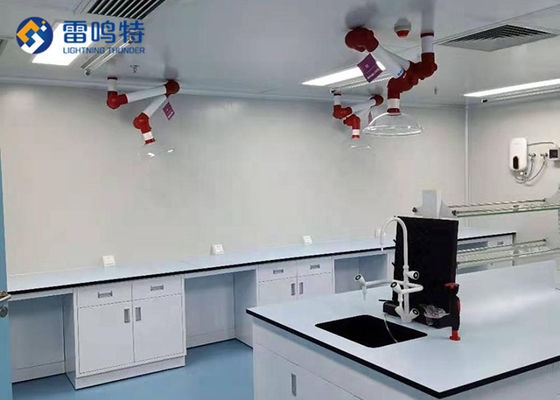 Modern Tezgah Yanmaz Kimyasal Laboratuvar Mobilyaları Ss304 Kolu
