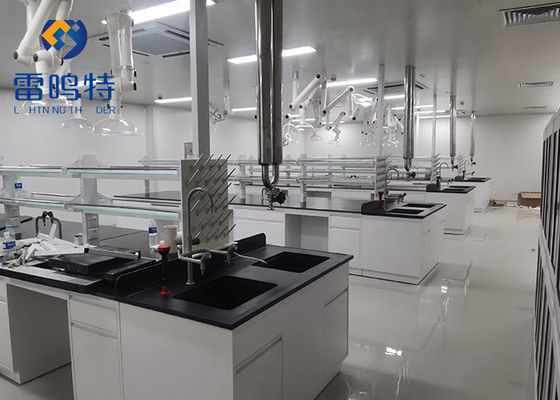 Kimyasal Tıp 850mm Paslanmaz Çelik Laboratuvar Tezgahları Lavabolu Özel
